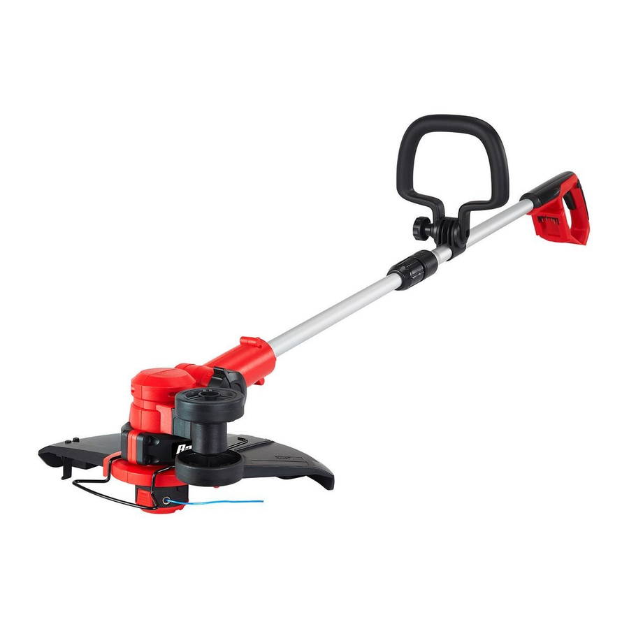 Bauer 19115CB, 64995 20V Cordless String Trimmer Manual ManualsLib