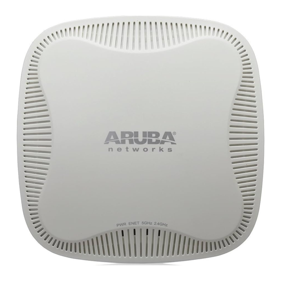 Aruba Networks AP103 Wireless Access Point Installation Manual