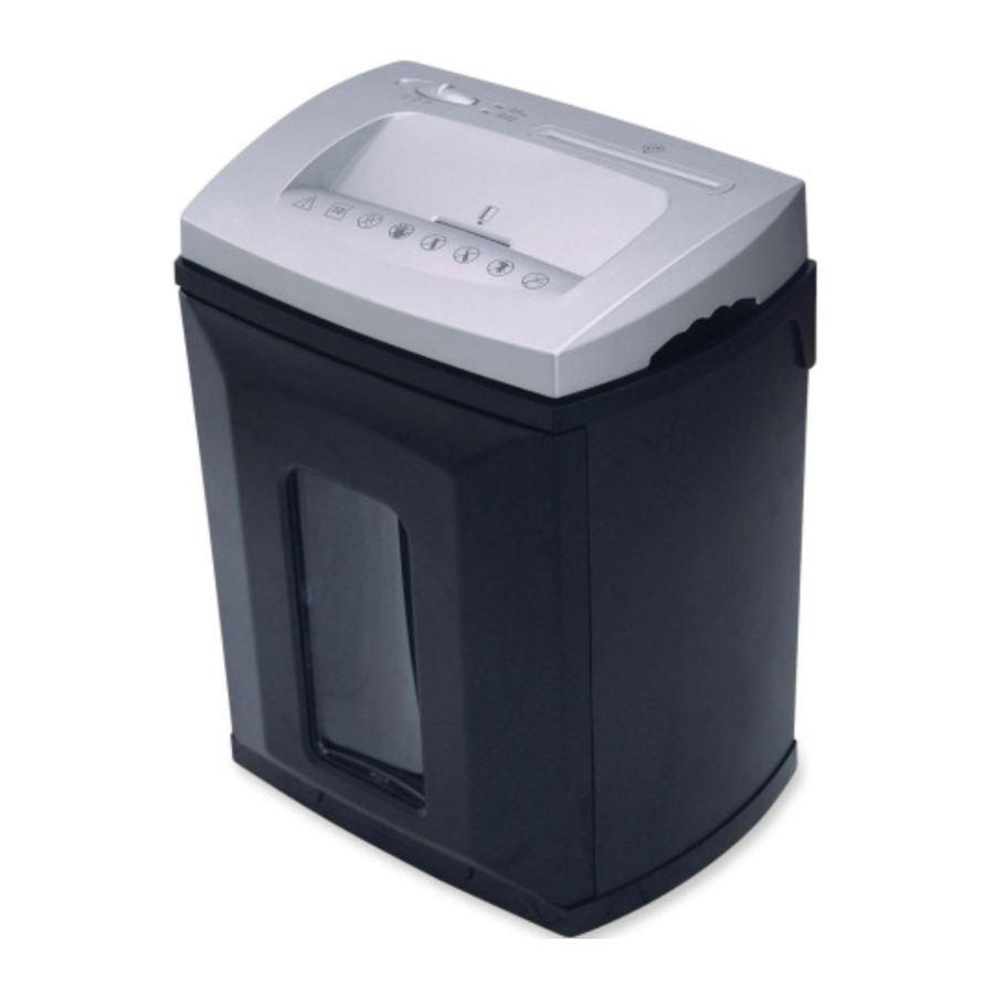 Compucessory CCS60062 - 10-Sheet Cross Cut Shredder Manual