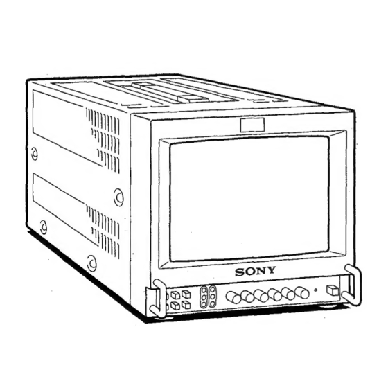 Sony Trinitron PVM-9044QM Manuals