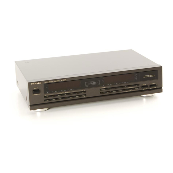 Technics SH-GE70 Operating Instructions Manual