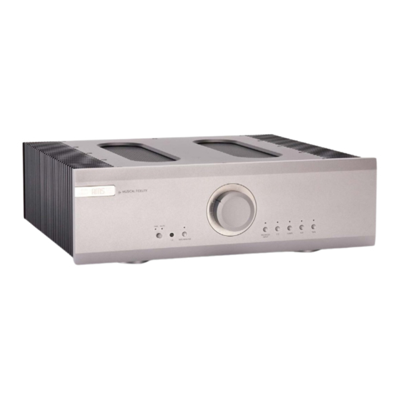 Musical Fidelity AMS35I Instructions For Use Manual