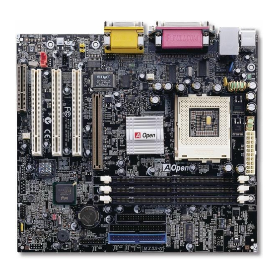 AOpen MX3S-U Online Manual