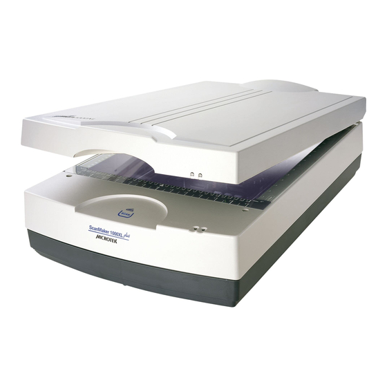 Microtek ScanMaker series Installation Manual