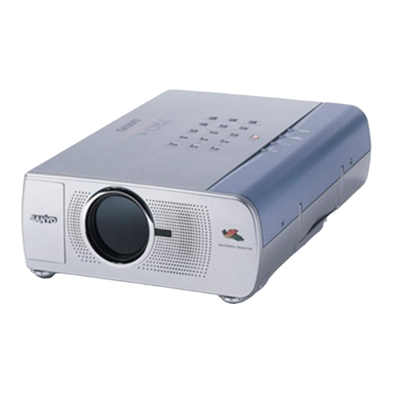 Sanyo PLC-SU20E Service Manual