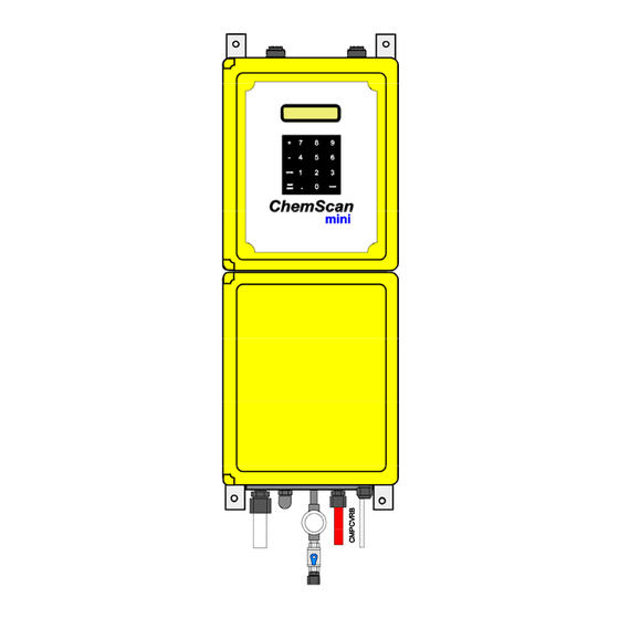 ASA Electronics ChemScan mini Installation, Operation And Maintenance Manual