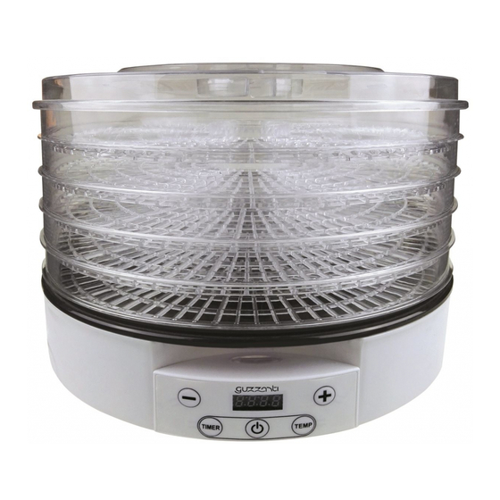 Guzzanti GZ-507 Food Dehydrator Manuals
