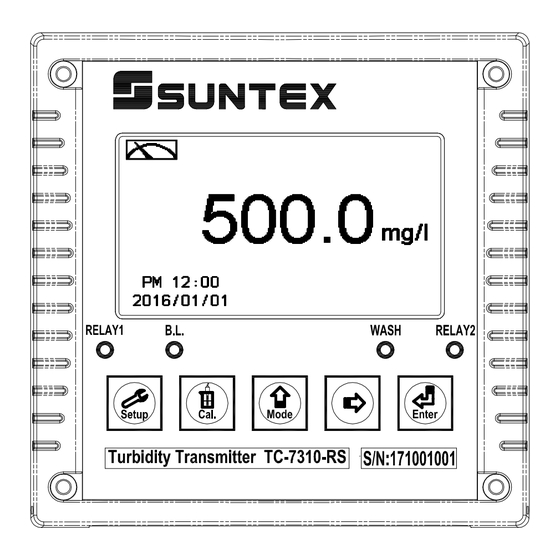 Suntex TC-7310-RS Operation Manual