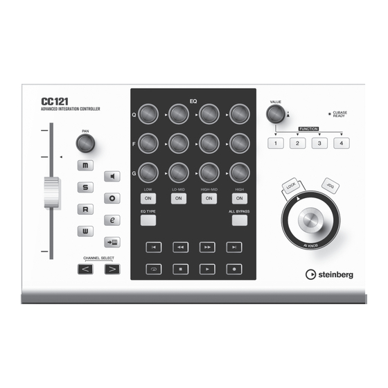 Steinberg CC121 Operation Manual