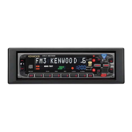 Kenwood KDC-PS9070R Instruction Manual