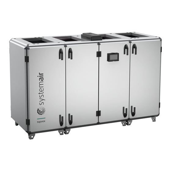 SystemAir Topvex SC Installation Instructions Manual