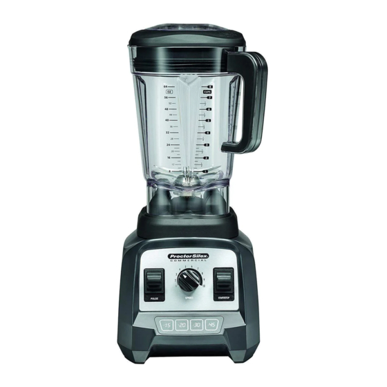 Proctor-Silex 55000 Commercial Blender Manuals