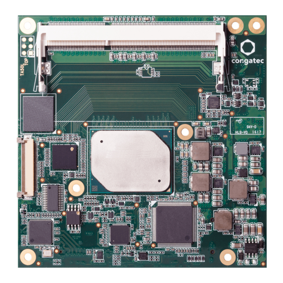 Congatec COM Express conga-TCA5 User Manual