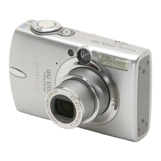 Canon PowerShot SD550 Digital Elph User Manual