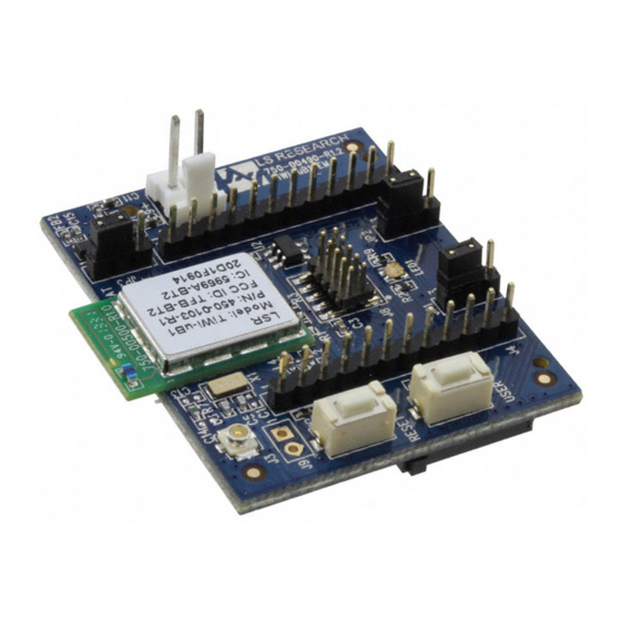 LS RESEARCH TIWI-UB1 Module Board Manuals