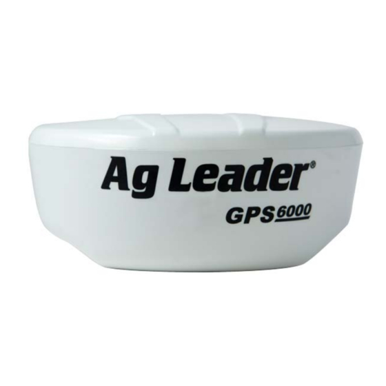 Ag Leader GPS 6000 Manuals