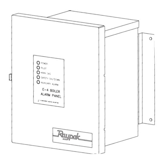 Rheem Raypak E-4 Installation And Operation Manual