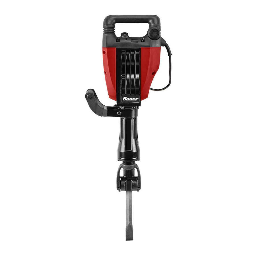 Bauer 1632E-B, 64276 - 1-1/8 in. Hex Lower Wall Breaker Hammer Manual ...