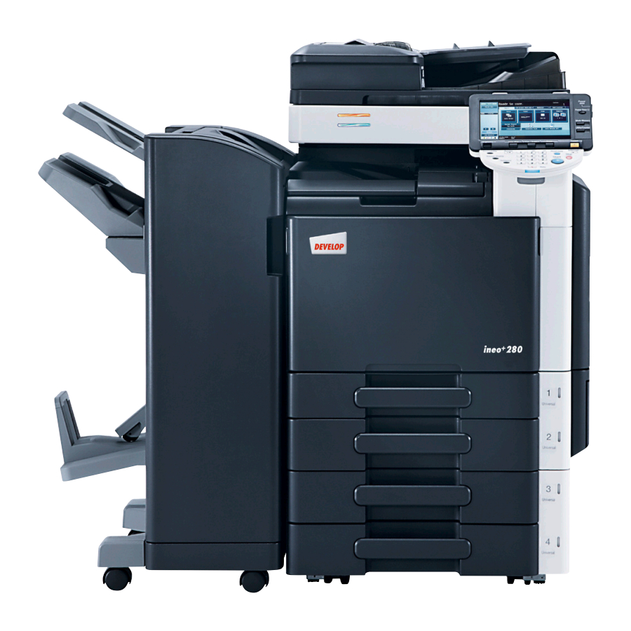 Develop ineo+ 220, ineo+ 280, ineo+ 360 - Multifunction Printer Short ...