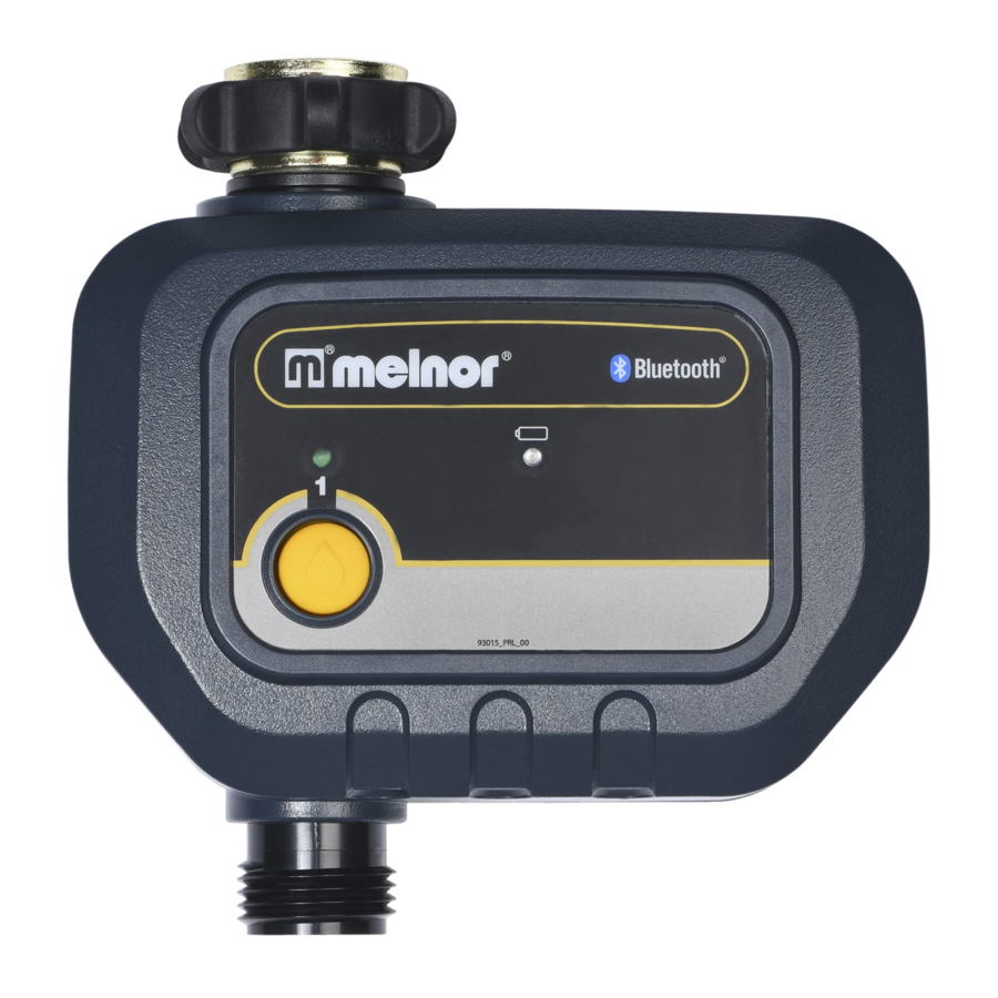 Melnor 93015, 93100, 93280 1, 2 & 4 Zone Bluetooth Water Timer Manual