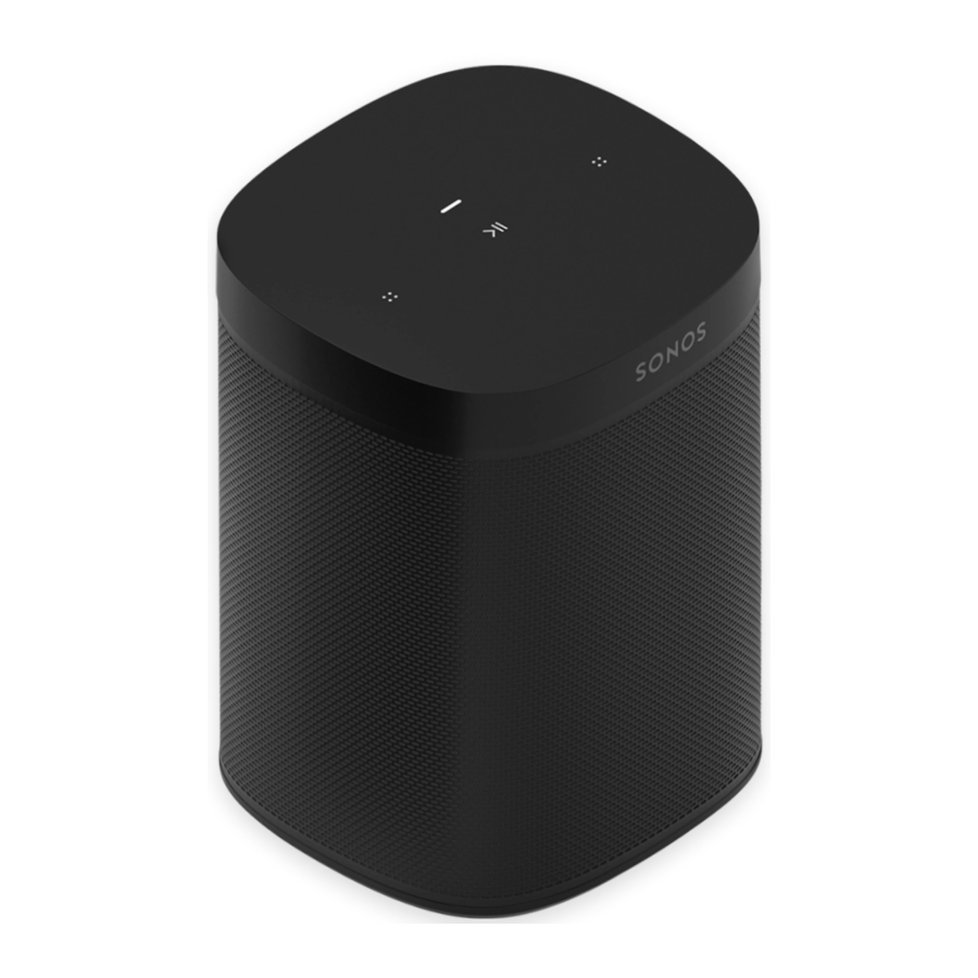 Sonos One SL - Essential Speaker Manual | ManualsLib