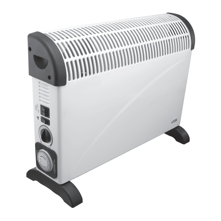 Logik L20CHW10 Convector Heater Manual ManualsLib