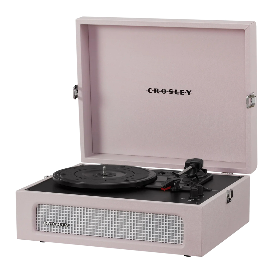 Crosley CR8017B Voyager Record Player Manual ManualsLib