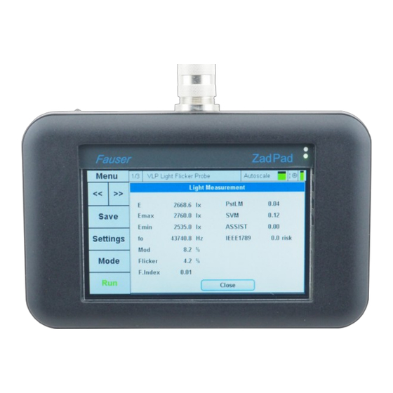 Fauser Elektrotechnik ZadPad Manuals