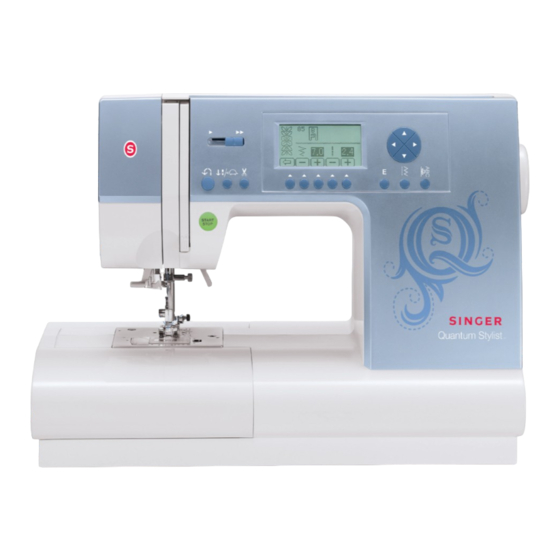 Singer Quantum Stylist Quick Manual