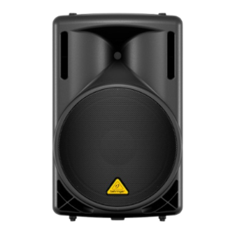 Behringer Eurolive B215D Quick Manual