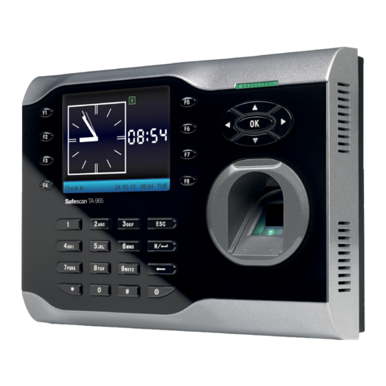 Safescan TA-900 series Manual