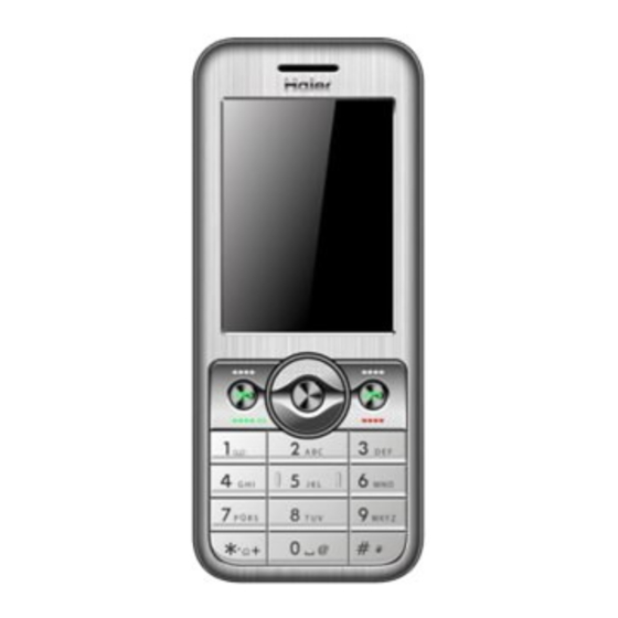 User Manuals: Haier M560C Mobile Phone