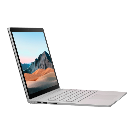Microsoft  Surface Book Installation Instructions