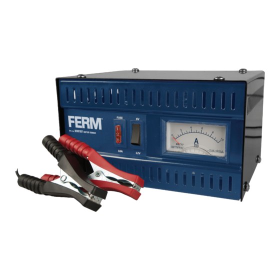 Ferm BCM1021 Battery Charger 6V/12V Manuals