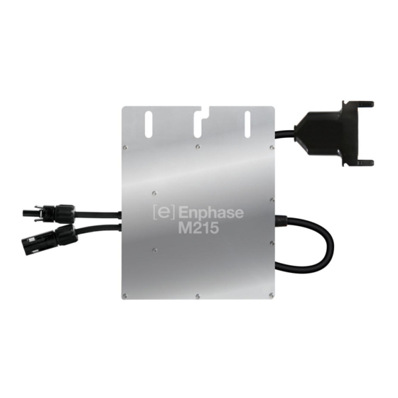 enphase M215-60-2LL-S22 Installation And Operation Manual