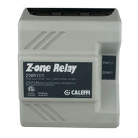 CALEFFI Z-one ZSR103 Wiring Manual