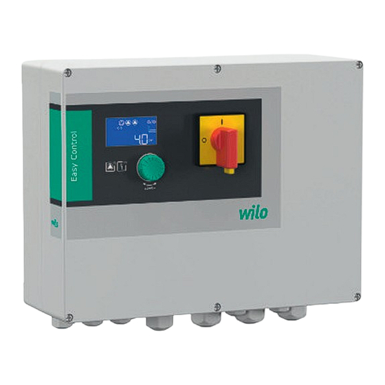 Wilo Control EC-Booster Installation And Operating Instructions Manual