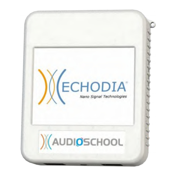 ECHODIA AudioSchool User Manual