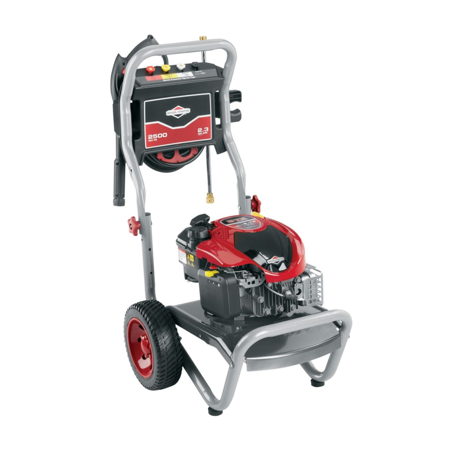 Briggs & Stratton 2500 MAX PSI Quick Star Manual