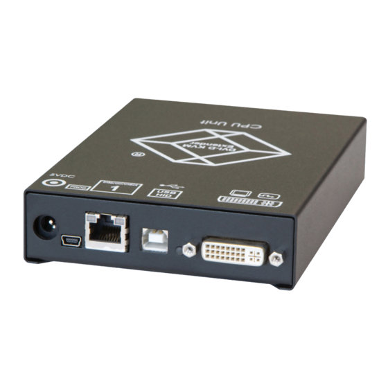 Black Box ACX1K Manual