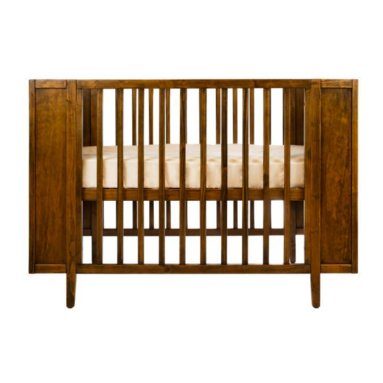 User Manuals: Incy Interiors Maxwell Cot Walnut Baby