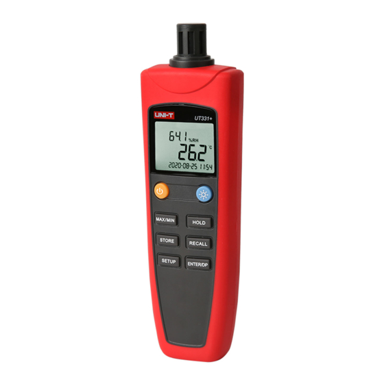 UNI-T UT330+ Series Quick Start Manual