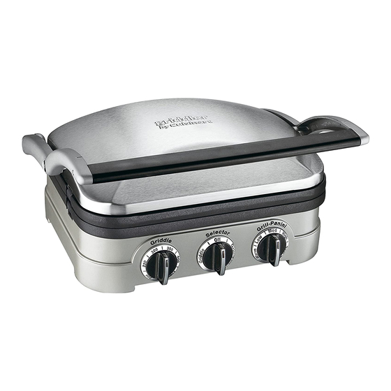 Cuisinart PG-28432 Quick Reference Manual