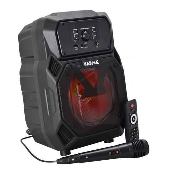Karma HPS B6M Active Speaker Manuals