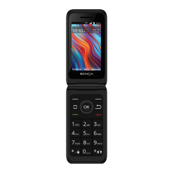 CHARITY MOBILE SCHOK CLASSIC Flip Phone Manuals