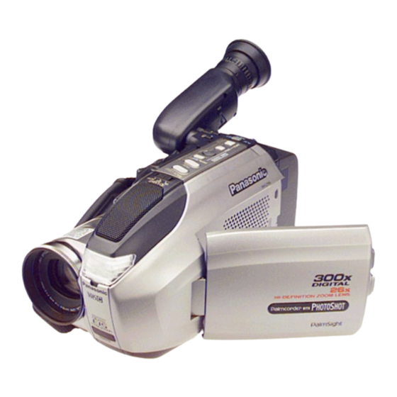 Panasonic Palmcorder VHSC PalmSight PV-L759 Service Manual