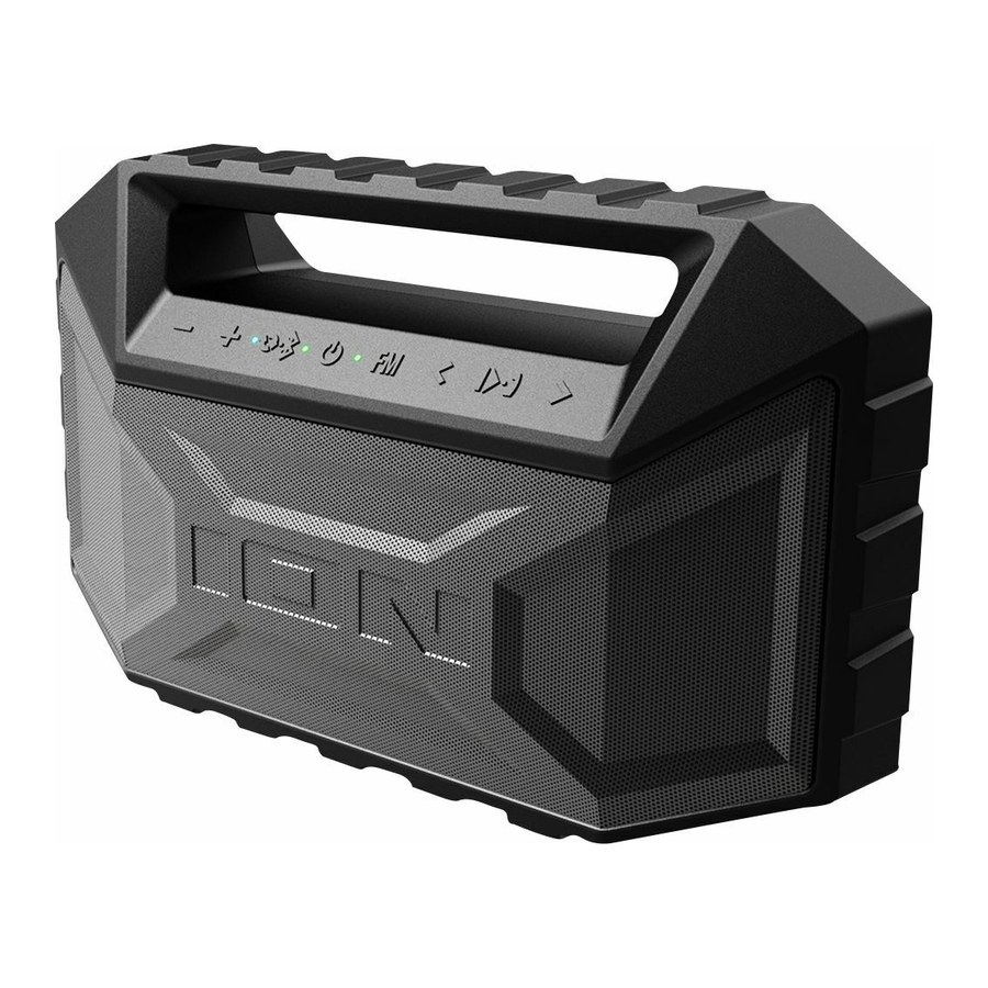 Ion Aqua Boom Max Stereo Boombox Manual ManualsLib