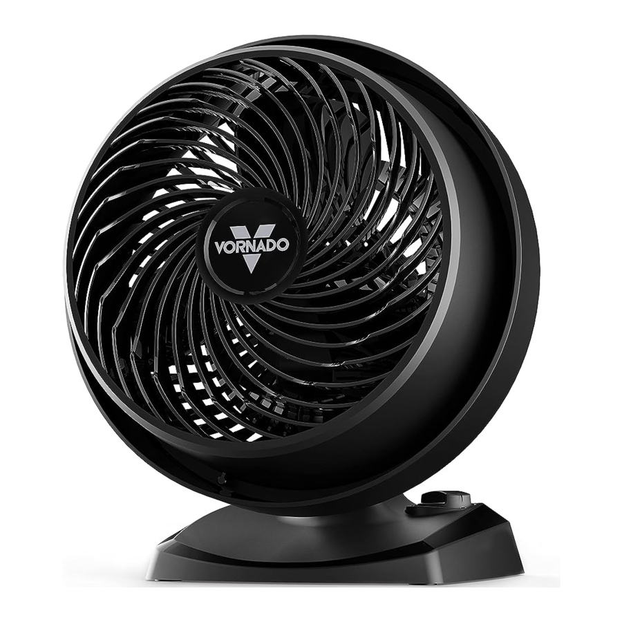 Vornado 52, 62, 602 Small Air Circulator Manual ManualsLib