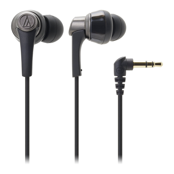 Audio Technica ATH-CKR5 Instruction Booklet