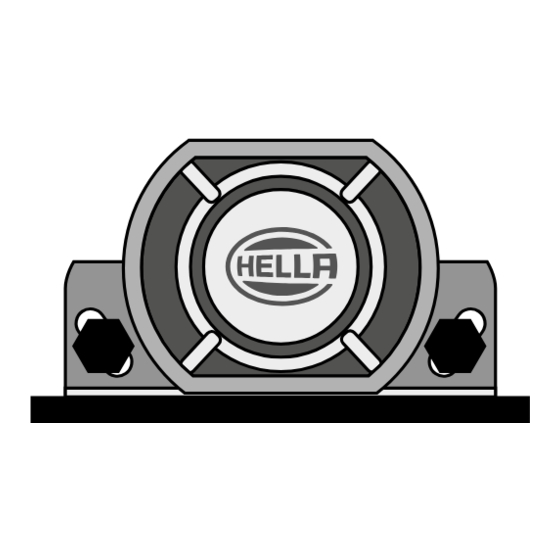 Hella 3SL 996 139-101 Installation Instructions